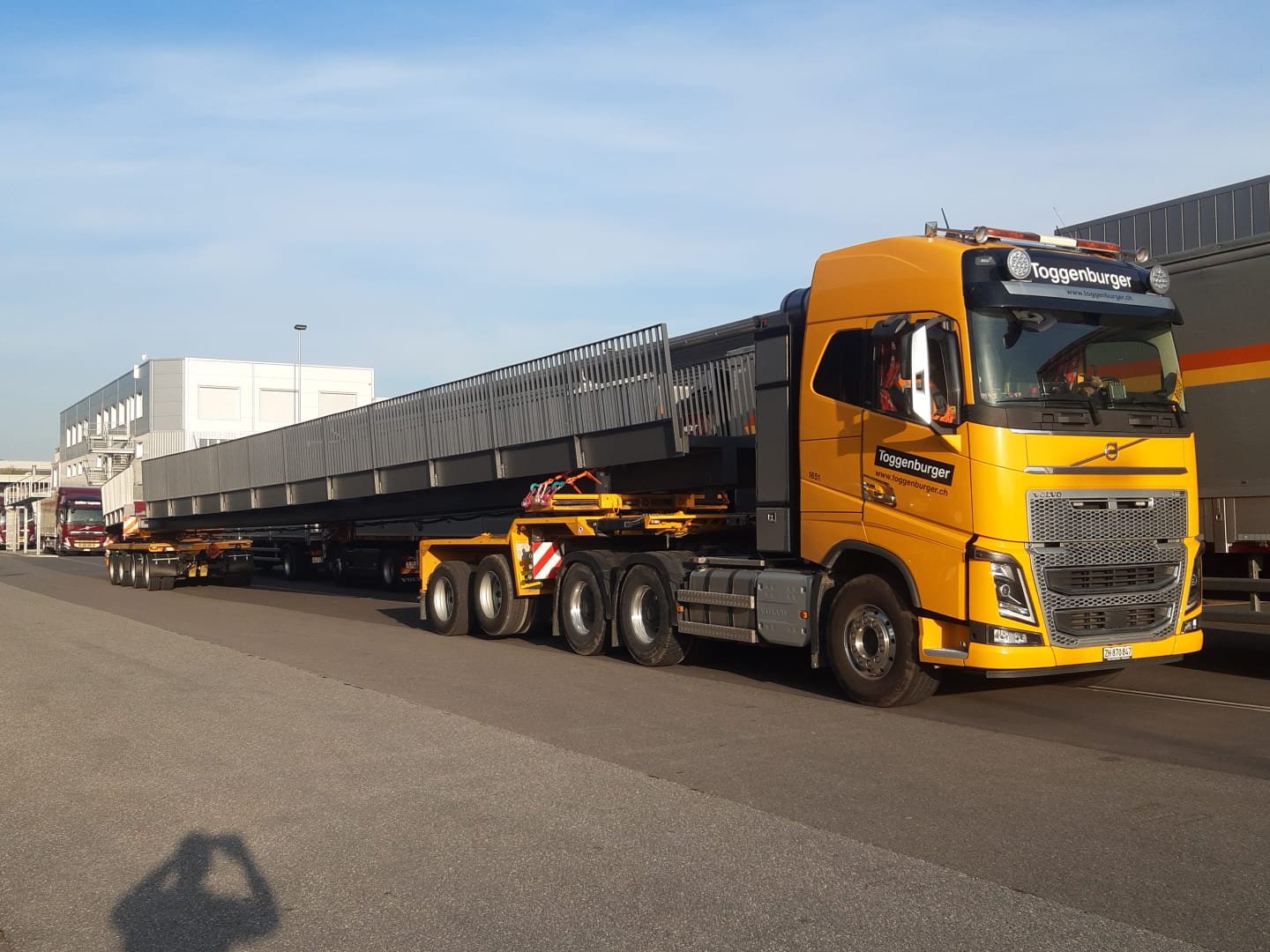 Transport mit Nachläufer